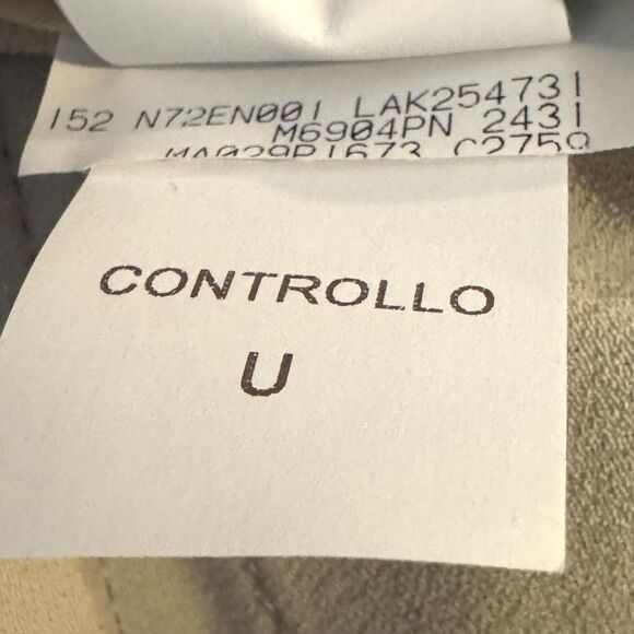 Brunello Cucinelli Pants Womens 6 Gray Silk Blend Pleated Cropped Made in Italy - Picture 11 of 11